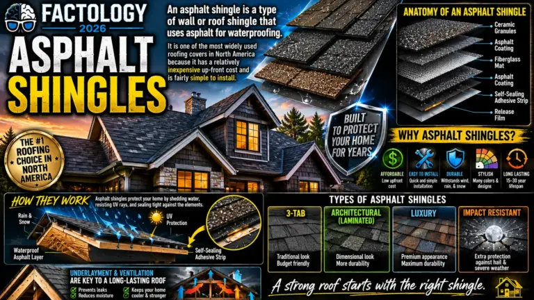Asphalt shingle is stranger than it sounds.