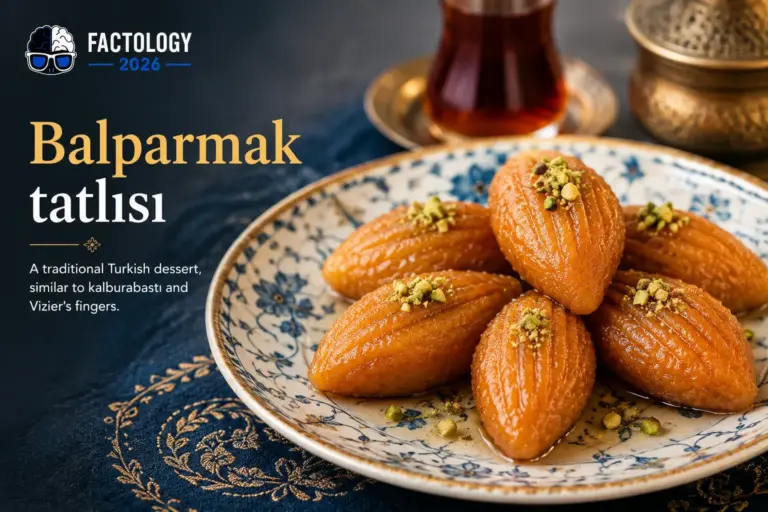 Balparmak tatlısı is not quite what it seems.