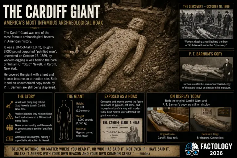 Cardiff Giant still raises strange questions.