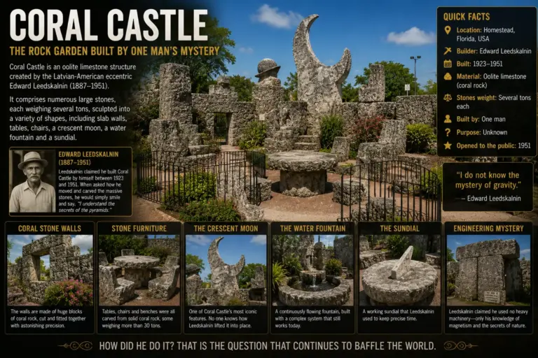 Coral Castle still raises strange questions.