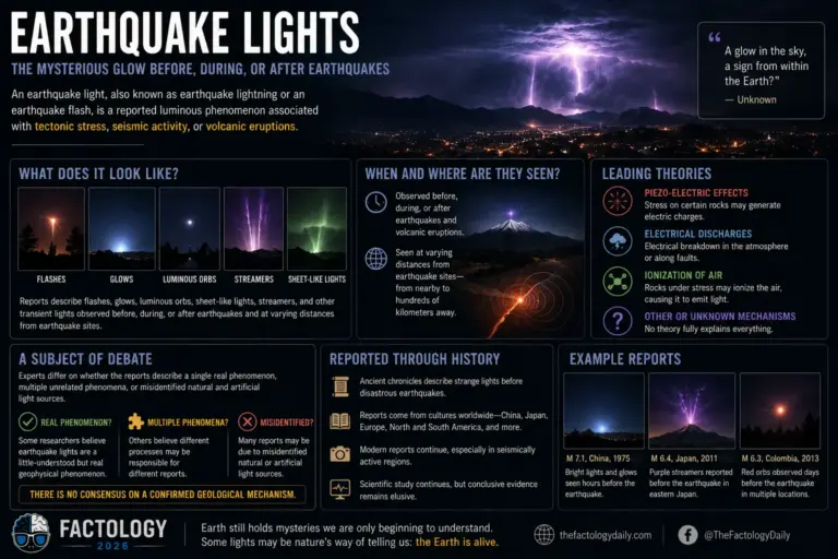 The real story behind Earthquake light.