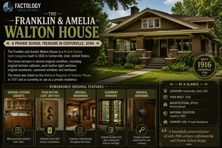 Franklin and Amelia Walton House is not quite what it seems.