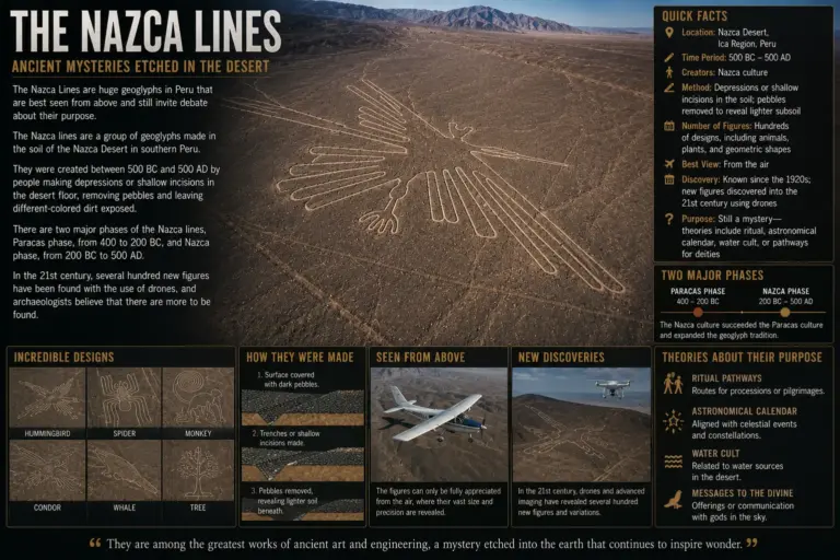 Giant desert drawings were made long before airplanes.