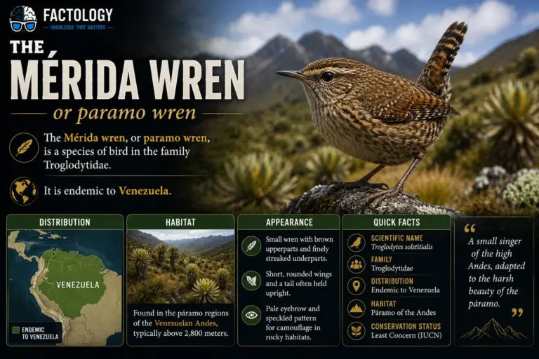 Mérida wren is stranger than it sounds.