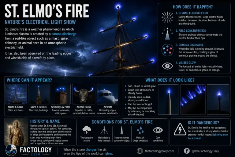St. Elmo’s fire: what actually happened.