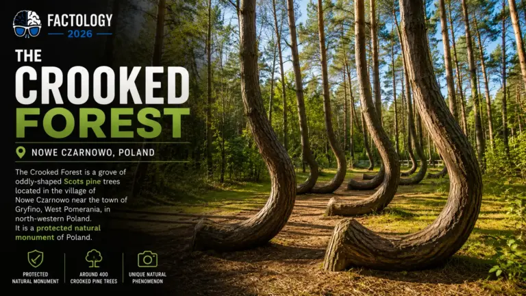 The facts behind Crooked Forest.