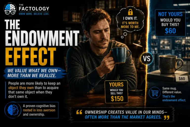 The facts behind Endowment effect.