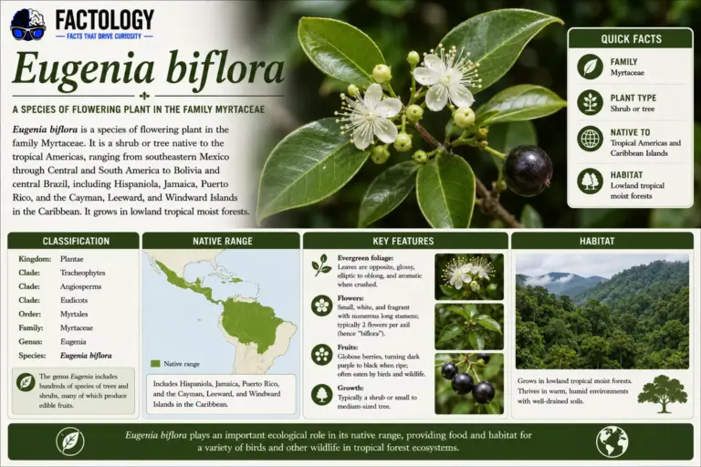 The facts behind Eugenia biflora.