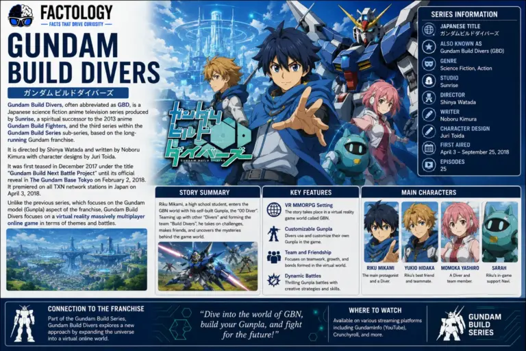 The facts behind Gundam Build Divers.