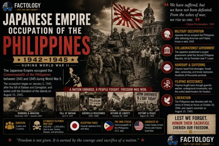 The facts behind Japanese occupation of the Philippines.