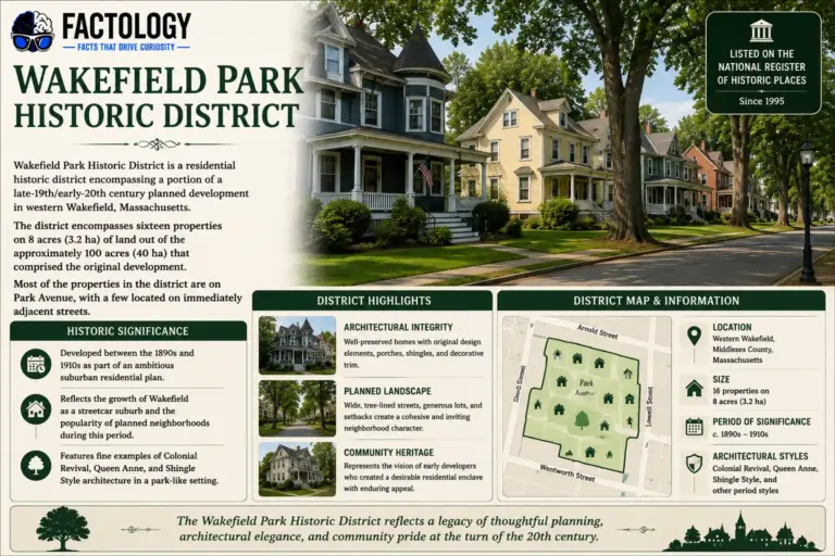 The facts behind Wakefield Park Historic District.
