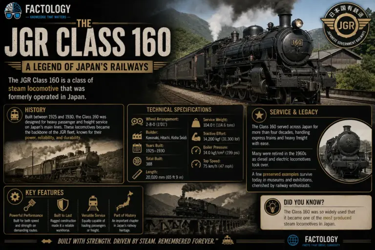 The simple version of JGR Class 160.