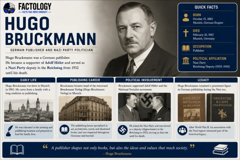 The sourced background on Hugo Bruckmann.