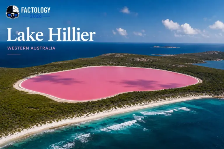 The sourced background on Lake Hillier.