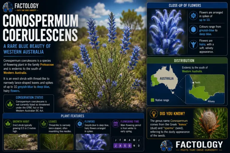 The surprising truth about Conospermum coerulescens.
