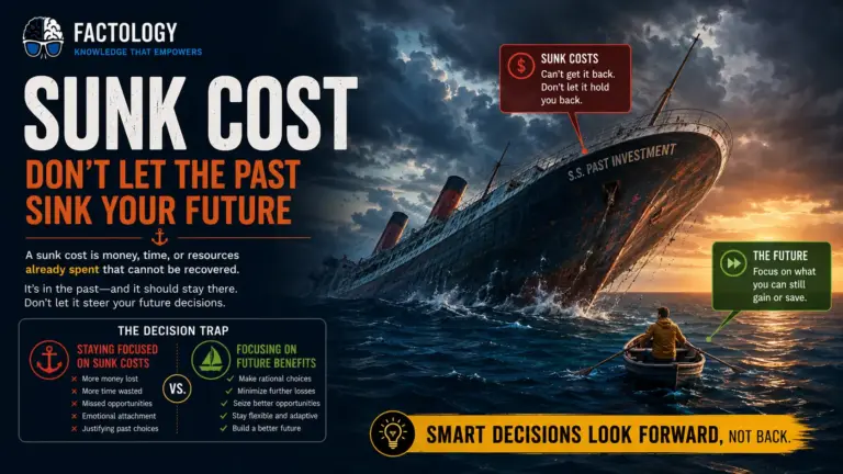The surprising truth about Sunk cost.