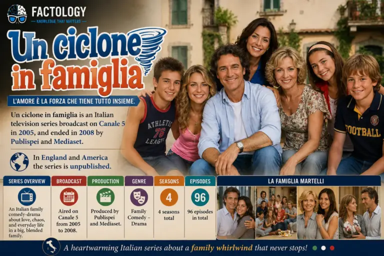 Un ciclone in famiglia is stranger than it sounds.