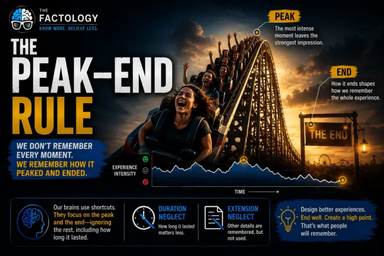 What people get wrong about Peak–end rule.