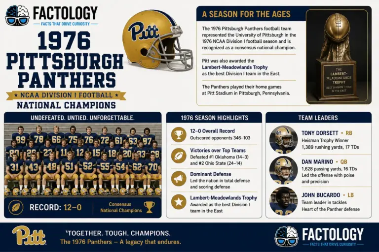 Why 1976 Pittsburgh Panthers football team still gets people talking.
