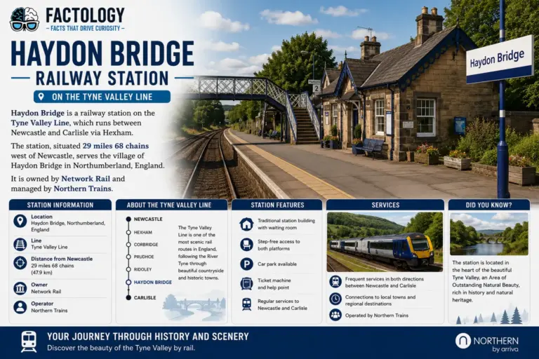 Why Haydon Bridge railway station still gets people talking.