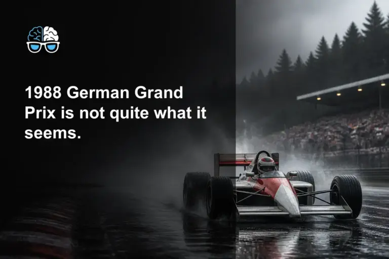 1988 German Grand Prix is not quite what it seems.