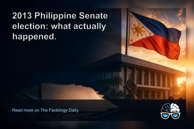 2013 Philippine Senate election: what actually happened.