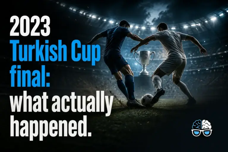 2023 Turkish Cup final: what actually happened.