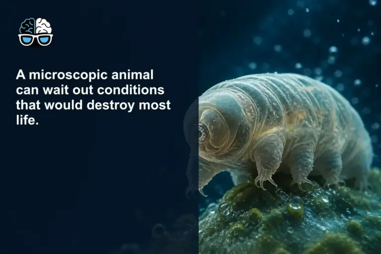 A microscopic animal can wait out conditions that would destroy most life.