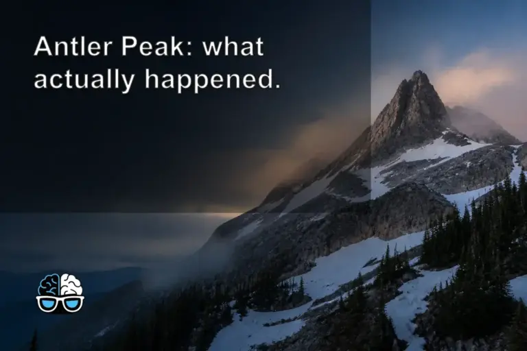 Antler Peak: what actually happened.