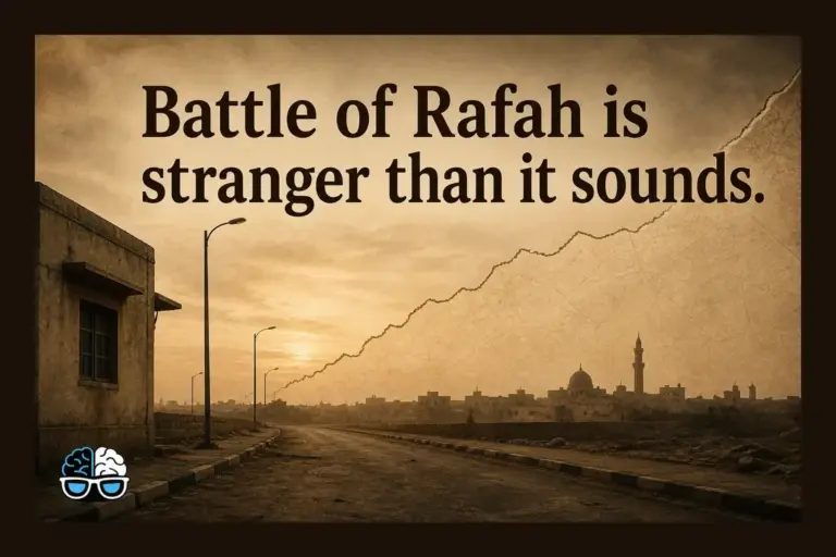 Battle of Rafah is stranger than it sounds.