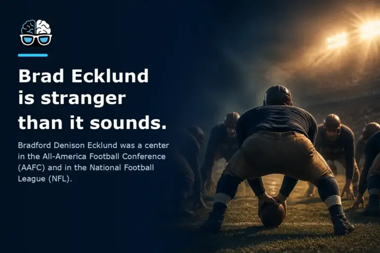 Brad Ecklund is stranger than it sounds.