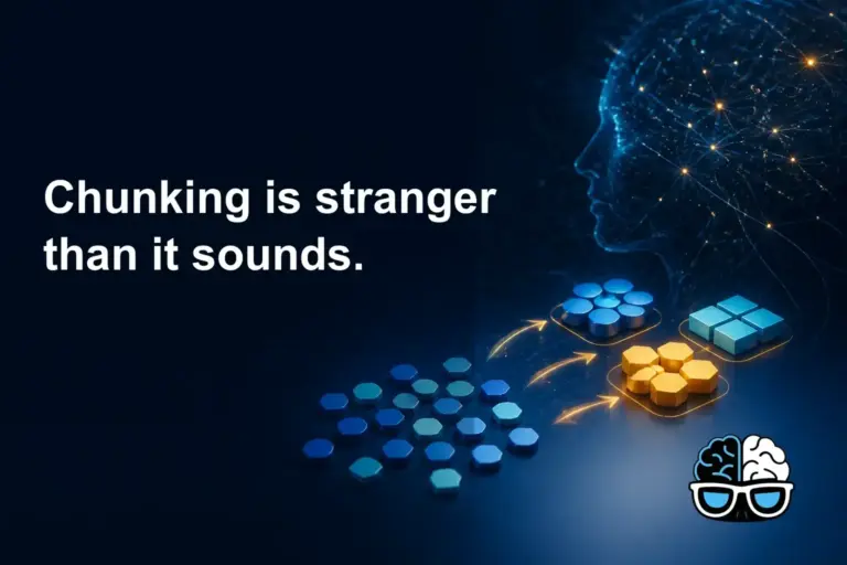 Chunking is stranger than it sounds.