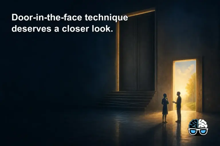 Door-in-the-face technique deserves a closer look.
