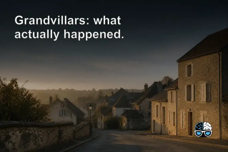 Grandvillars: what actually happened.