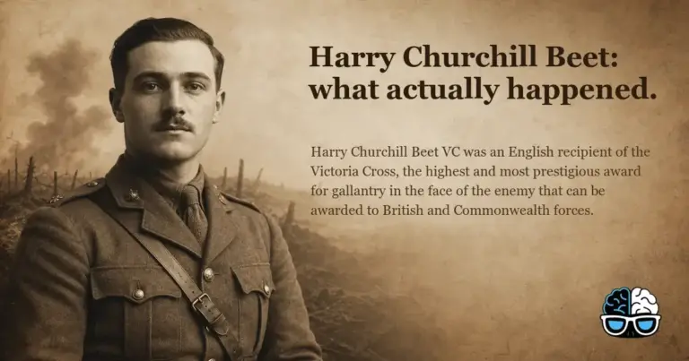 Harry Churchill Beet: what actually happened.