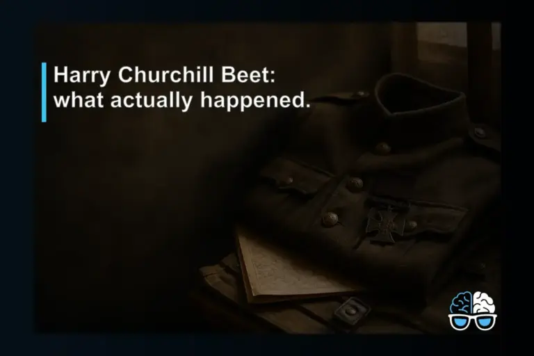 Harry Churchill Beet: what actually happened.