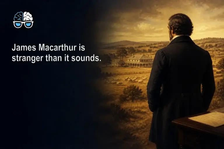 James Macarthur is stranger than it sounds.