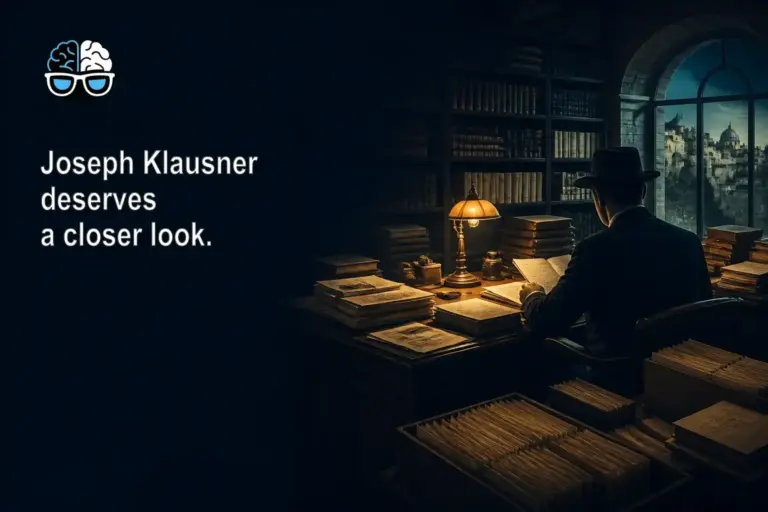 Joseph Klausner deserves a closer look.