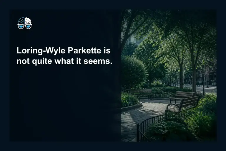 Loring-Wyle Parkette is not quite what it seems.