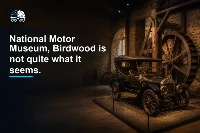 National Motor Museum, Birdwood is not quite what it seems.