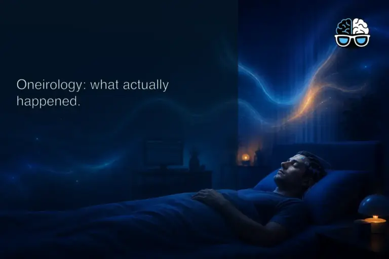 Oneirology: what actually happened.