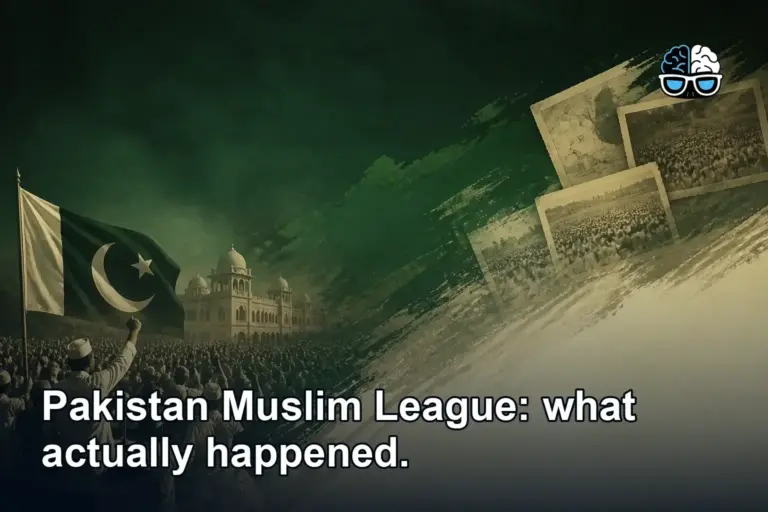 Pakistan Muslim League: what actually happened.