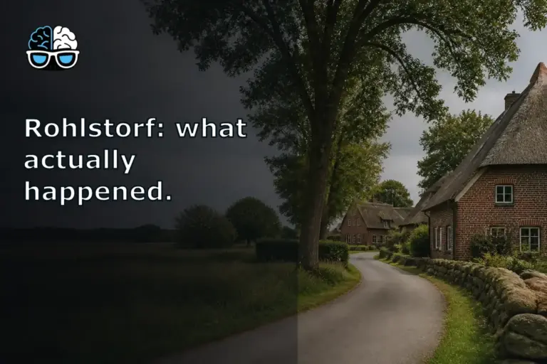 Rohlstorf: what actually happened.