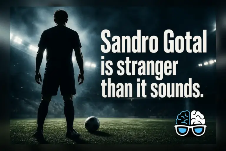 Sandro Gotal is stranger than it sounds.