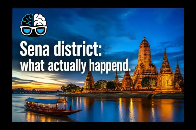 Sena district: what actually happened.