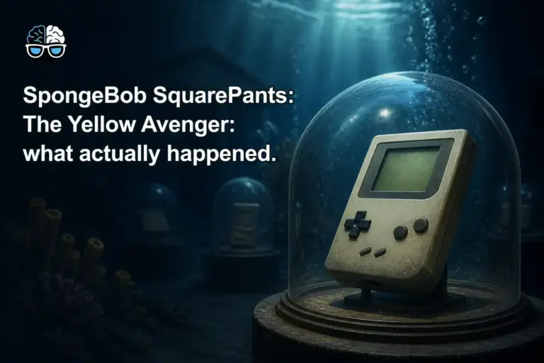 SpongeBob SquarePants: The Yellow Avenger: what actually happened.