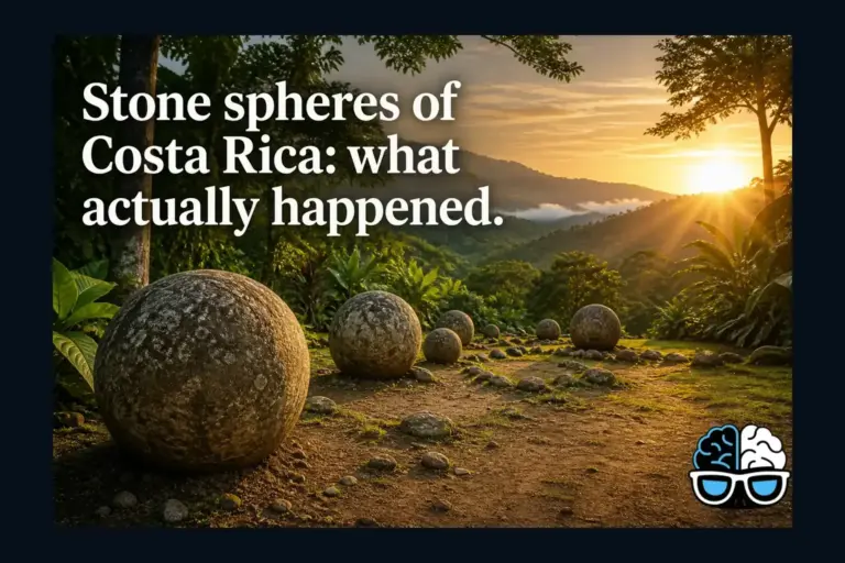 Stone spheres of Costa Rica: what actually happened.