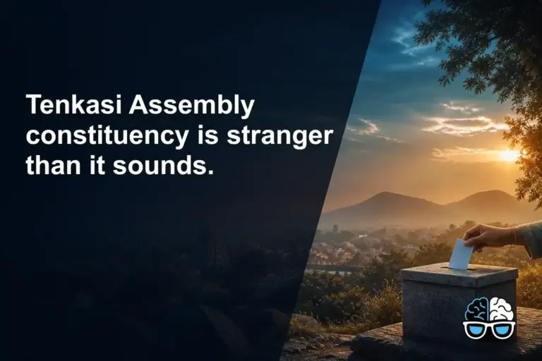Tenkasi Assembly constituency is stranger than it sounds.