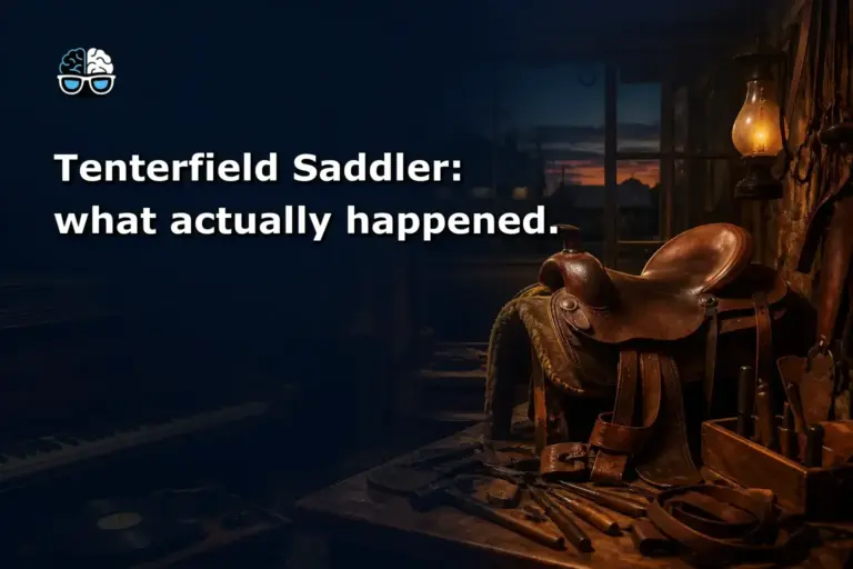 Tenterfield Saddler: what actually happened.