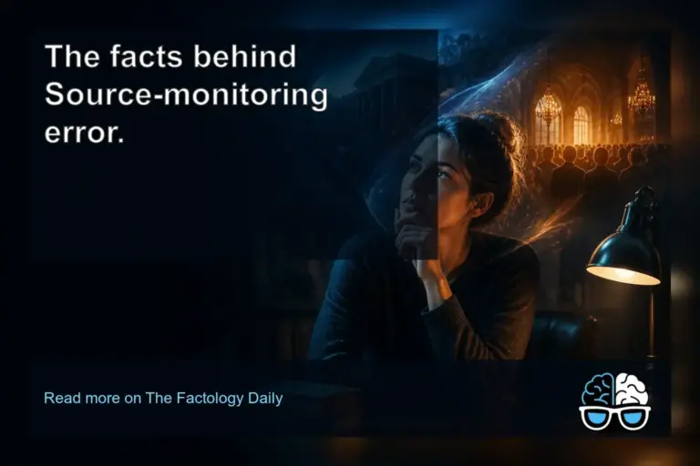 The facts behind Source-monitoring error.